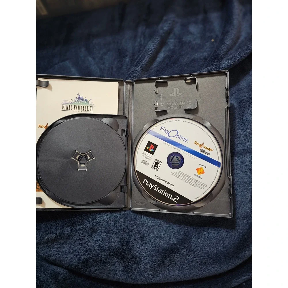 Final Fantasy XI Online PS2 Vana'diel Collection Blue Disc Video Game RPG Sony